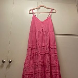 BuddyLove JAXON TIERED MAXI DRESS - PINK